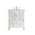 Arka VF30530AW Bathroom Vanity in Antique White/Brushed Nickel