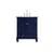 Arka VF30530BL Bathroom Vanity in Blue/Gold