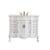 Arka VF38842AW Bathroom Vanity in Antique White/Antique Metal