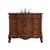 Arka VF38842TK Bathroom Vanity in Teak/Antique Metal