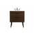 Arka VF41030MWT Bathroom Vanity in Walnut/Black