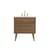 Arka VF41030WB Bathroom Vanity in Walnut Brown/Gold