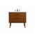 Arka VF41036MTK Bathroom Vanity in Teak/Black