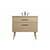 Arka VF41036MW Bathroom Vanity in Mango Wood/Black