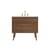 Arka VF41036WB Bathroom Vanity in Walnut Brown/Gold