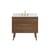 Arka VF41036WB-BS Bathroom Vanity in Walnut Brown/Gold