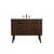 Arka VF41042MWT Bathroom Vanity in Walnut/Black