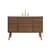 Arka VF41048WB Bathroom Vanity in Walnut Brown/Gold