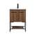 Arka VF42024WB Bathroom Vanity in Walnut Brown/Black