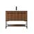 Arka VF42040WB Bathroom Vanity in Walnut Brown/Black