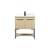 Arka VF42530MMP-BS Bathroom Vanity in Maple/Black