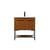 Arka VF42530MTK Bathroom Vanity in Teak/Black