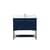 Arka VF42536MBL-BS Bathroom Vanity in Blue/Gold