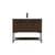 Arka VF42540MWT Bathroom Vanity in Walnut/Black