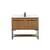 Arka VF42540WB-BS Bathroom Vanity in Walnut Brown/Black