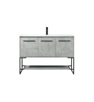 ARKA-E VF42548MCG Bathroom Vanity in Concrete Grey/Black