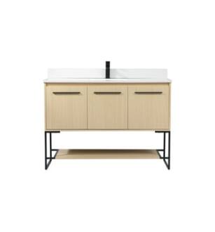 ARKA-E VF42548MMP-BS Bathroom Vanity in Maple/Black