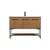 Arka VF42548WB Bathroom Vanity in Walnut Brown/Black