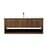 Arka VF43048WB Bathroom Vanity in Walnut Brown/Brushed Nickel