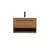 Arka VF43530WB Bathroom Vanity in Walnut Brown/Black