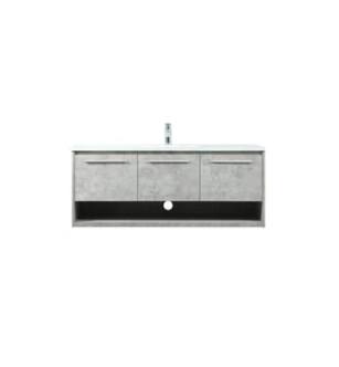 ARKA-E VF43548MCG Bathroom Vanity in Concrete Grey/Silver
