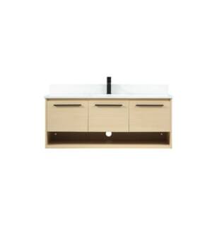 ARKA-E VF43548MMP-BS Bathroom Vanity in Maple/Black