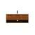 Arka VF43548MTK Bathroom Vanity in Teak/Black