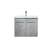 Arka VF44024CG Bathroom Vanity in Concrete Grey/Brushed Nickel