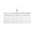 Arka VF44048WH Bathroom Vanity in White/Brushed Nickel