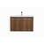 Arka VF44030WB Bathroom Vanity in Walnut Brown/Brushed Nickel