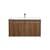 Arka VF44036WB Bathroom Vanity in Walnut Brown/Brushed Nickel