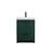 Arka VF46024MGN Bathroom Vanity in Green/Black