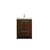 ARKA-E VF46024MWT Bathroom Vanity in Walnut/Silver