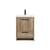 Arka VF46024NT Bathroom Vanity in Natural Oak/Black