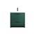 ARKA-E VF46030MGN Bathroom Vanity in Green/Black