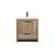 ARKA-E VF46030NT Bathroom Vanity in Natural Oak/Black