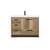 Arka VF46042NT Bathroom Vanity in Natural Oak/Black