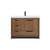 Arka VF46042WB Bathroom Vanity in Walnut Brown/Black