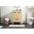 Arka VF47024MMP Bathroom Vanity in Maple/Black