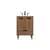 Arka VF47024WB Bathroom Vanity in Walnut Brown/Black