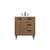 Arka VF47030WB Bathroom Vanity in Walnut Brown/Black