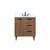 Arka VF47030WB-BS Bathroom Vanity in Walnut Brown/Black