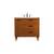 Arka VF47036MTK Bathroom Vanity in Teak/Black