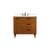 Arka VF47036MTK-BS Bathroom Vanity in Teak/Black