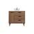 Arka VF47036WB Bathroom Vanity in Walnut Brown/Black