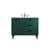 Arka VF47042MGN Bathroom Vanity in Green/Black