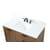 Arka VF47042WB-BS Bathroom Vanity in Walnut Brown/Black