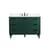 Arka VF47048MGN-BS Bathroom Vanity in Green/Black