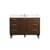 Arka VF47048MWT-BS Bathroom Vanity in Walnut/Silver