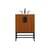 Arka VF48824MTK Bathroom Vanity in Teak/Black